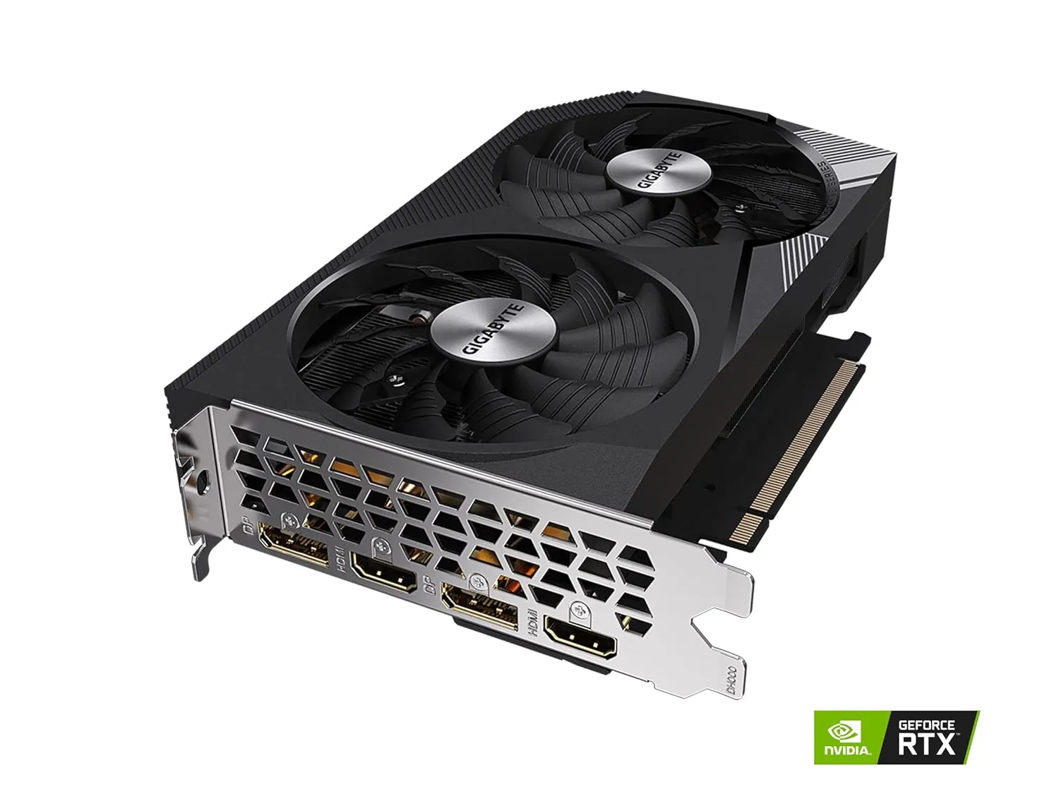 Gigabyte Nvidia Graphic Card RTX 3060 12GB DDR6 Windforce OC 12GB Dual Fan view 4